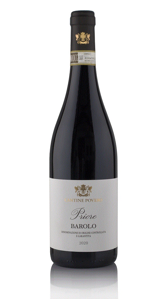 Bottiglia di Barolo Priore 2021, Cantine Povero